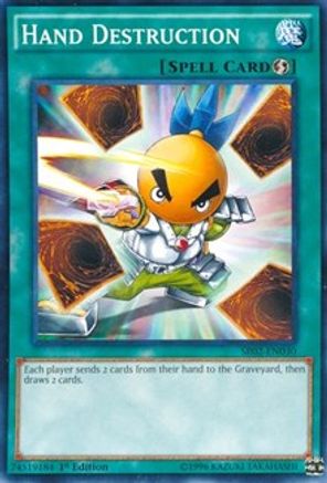 Hand Destruction (SR02-EN030) - Structure Deck: Rise of the True Dragons 1st Edition-1
