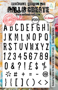 AALL and Create - A5 Stamp Set - Spelling Spectacle-1