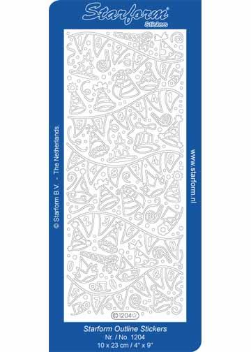 Deco Stickers - Party Hats-1
