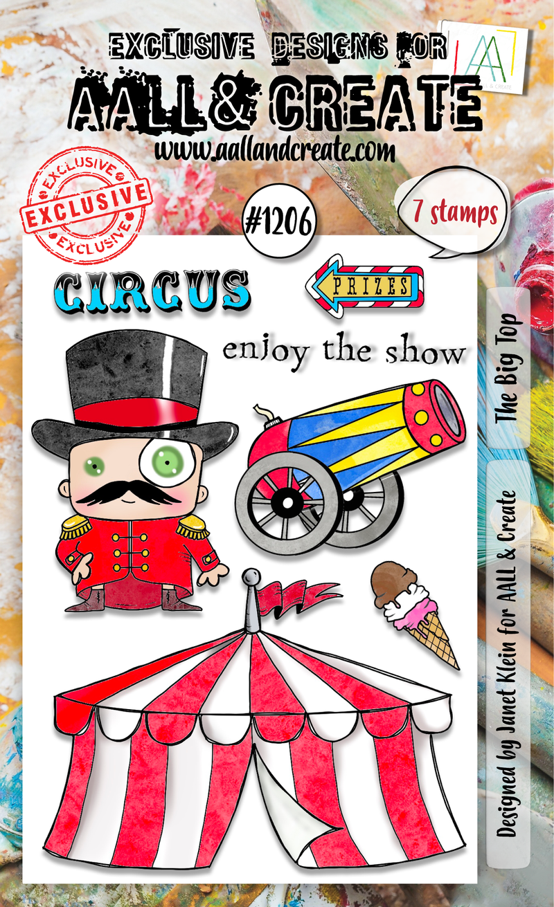 AALL and Create - A6 Stamp Set - The Big Top-1