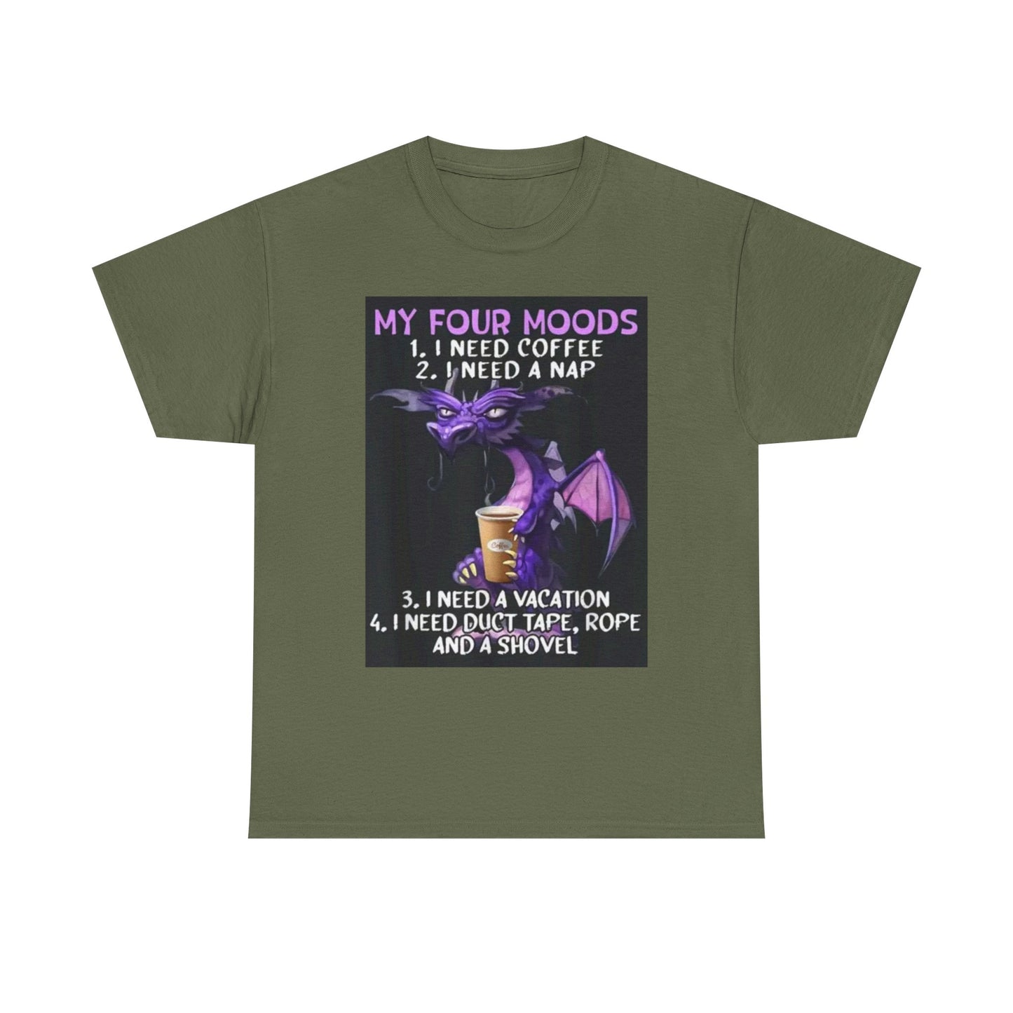 "My 4 Moods" Unisex Heavy Cotton Tee