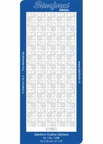 Deco Stickers - Corners Playing Card Shapes-1