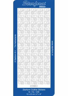 Deco Stickers - Corners Playing Card Shapes-1