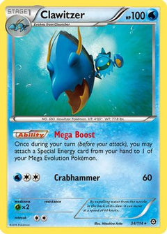 Clawitzer/114 - XY  Steam Siege Reverse Holofoil-1