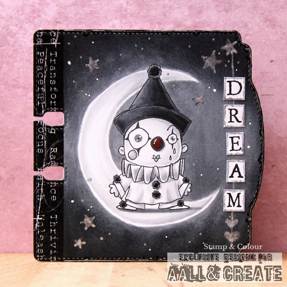 AALL and Create - A7 Stamp Set - Pierrot And Mime-2