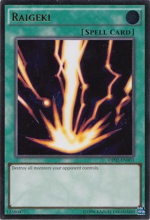 Raigeki (UTR) (OP02-EN003) - OTS Tournament Pack 2 Unlimited-1