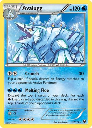 Avalugg 37/114 - XY  Steam Siege-1