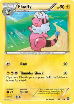 Flaaffy 39/114 - XY  Steam Siege Reverse Holofoil-1