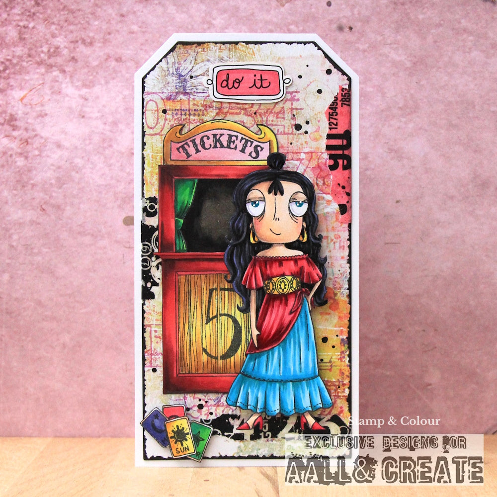 AALL and Create - A6 Stamp Set - Fortuneteller Dee-2
