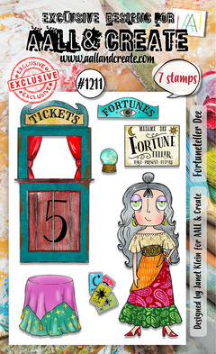 AALL and Create - A6 Stamp Set - Fortuneteller Dee-1