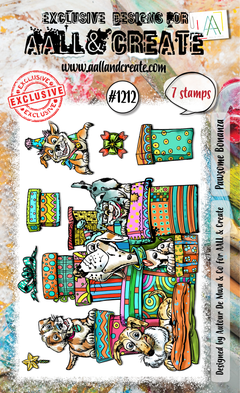 AALL and Create - A6 Stamp Set - Pawsome Bonanza-1