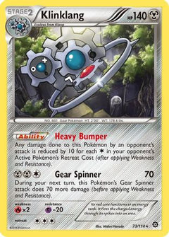 Klinklang 73/114 - XY  Steam Siege-1
