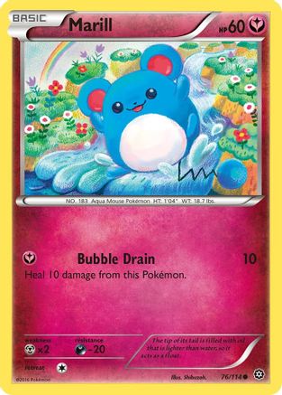 Marill 76/114 - XY  Steam Siege
