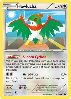 Hawlucha 97/114 - XY  Steam Siege Reverse Holofoil-1