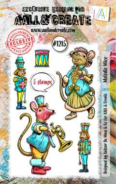 AALL and Create - A7 Stamp Set - Melodic Mice-1