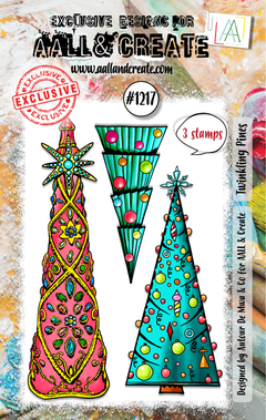 AALL and Create - A7 Stamp Set - Twinkling Pines-1