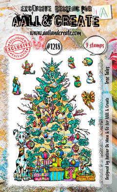 AALL and Create - Set de tampons A6 - Histoires d'arbres-1