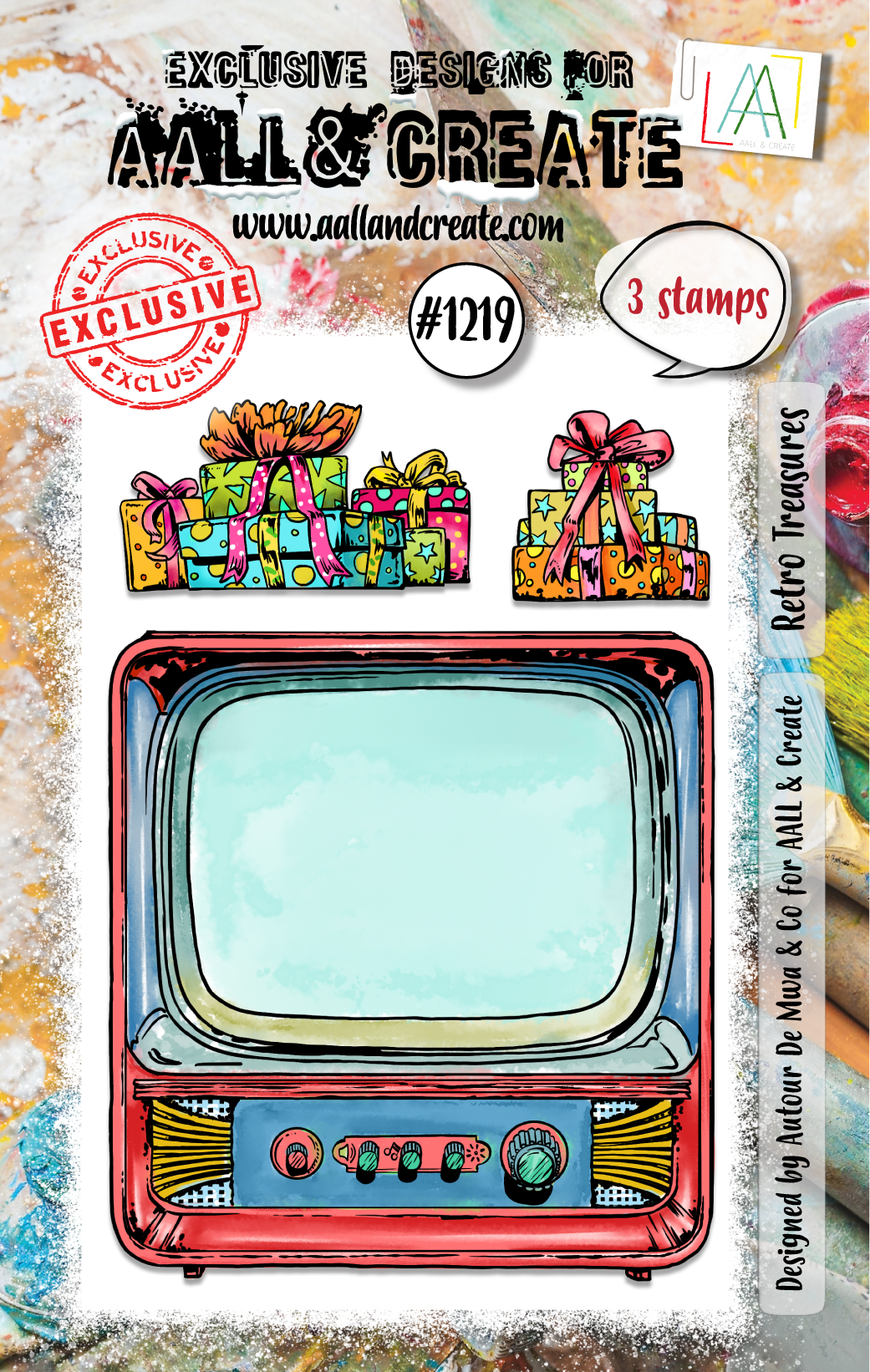 AALL and Create - A7 Stamp Set - Retro Treasures-1