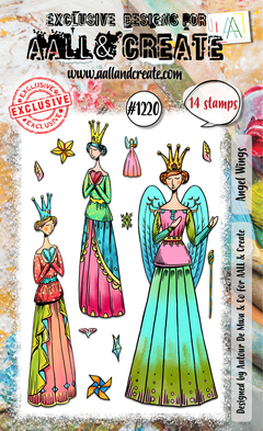 AALL and Create - A6 Stamp Set - Angel Wings-1