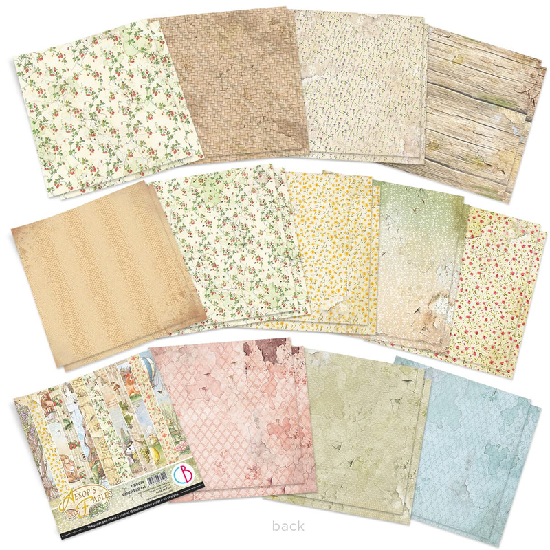 Ciao Bella Aesop's Fables Paper Pad 6"X6" 24/Pkg-3