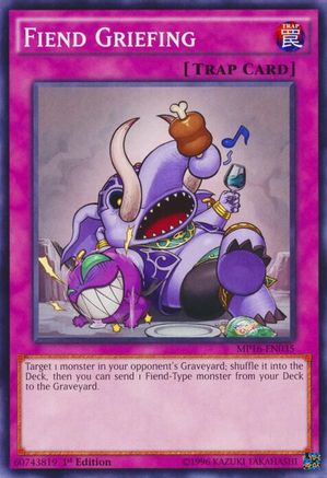 Fiend Griefing (MP16-EN035) - 2016 Mega-Tins Mega Pack 1st Edition-1