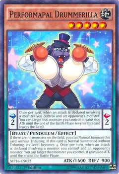 Performapal Drummerilla (MP16-EN052) - 2016 Mega-Tins Mega Pack Unlimited-1