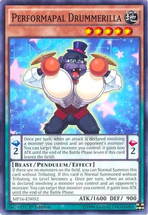 Performapal Drummerilla (MP16-EN052) - 2016 Mega-Tins Mega Pack Unlimited-1