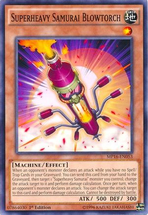 Superheavy Samurai Blowtorch (MP16-EN053) - 2016 Mega-Tins Mega Pack 1st Edition-1
