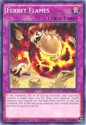 Ferret Flames (MP16-EN093) - 2016 Mega-Tins Mega Pack 1st Edition-1