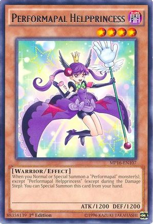 Performapal Helpprincess (MP16-EN107) - 2016 Mega-Tins Mega Pack 1st Edition-1