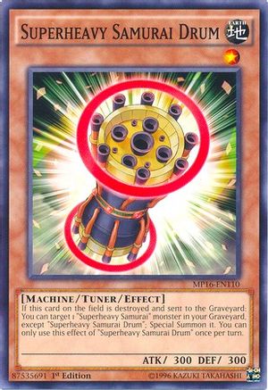 Superheavy Samurai Drum (MP16-EN110) - 2016 Mega-Tins Mega Pack 1st Edition-1