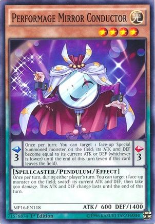 Performage Mirror Conductor (MP16-EN118) - 2016 Mega-Tins Mega Pack 1st Edition-1