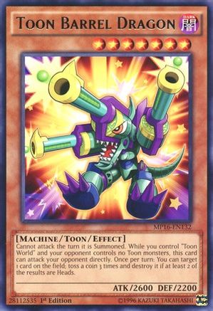 Toon Barrel Dragon (MP16-EN132) - 2016 Mega-Tins Mega Pack Unlimited-1