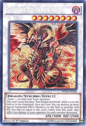 Scarlight Red Dragon Archfiend (MP16-EN140) - 2016 Mega-Tins Mega Pack Unlimited