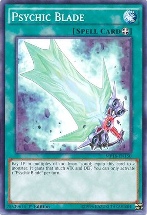 Psychic Blade (MP16-EN150) - 2016 Mega-Tins Mega Pack 1st Edition-1