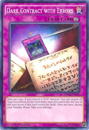 Dark Contract with Errors (MP16-EN155) - 2016 Mega-Tins Mega Pack Unlimited-1
