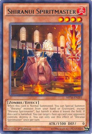 Shiranui Spiritmaster (MP16-EN201) - 2016 Mega-Tins Mega Pack Unlimited-1