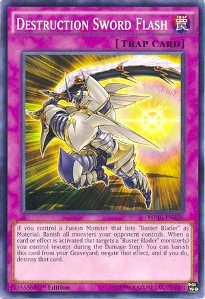 Destruction Sword Flash (MP16-EN226) - 2016 Mega-Tins Mega Pack 1st Edition-1