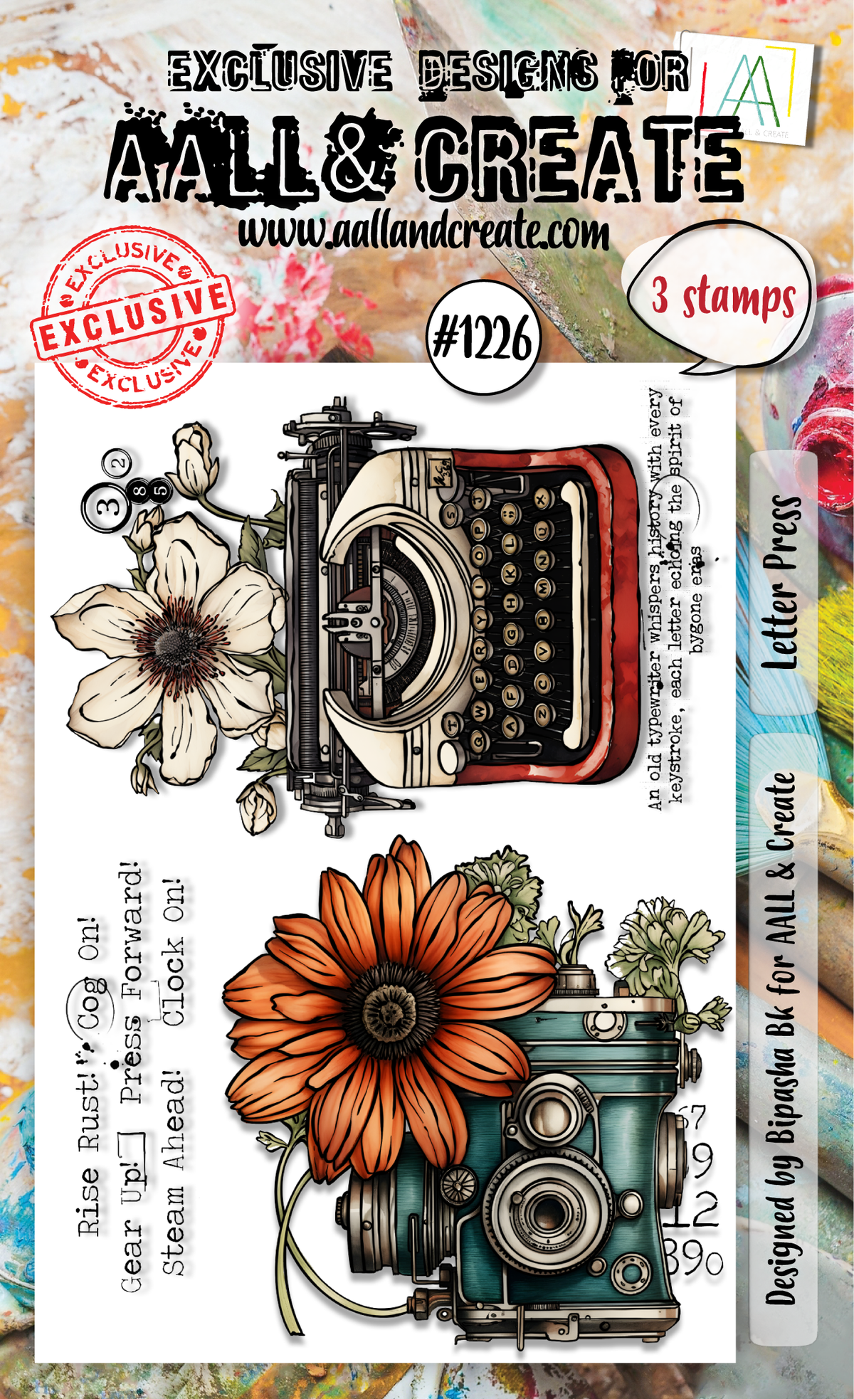 AALL and Create - A6 Stamp Set - Letter Press-1