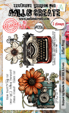 AALL and Create - A6 Stamp Set - Letter Press-1