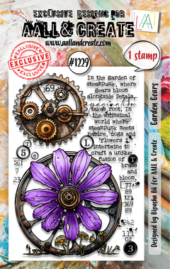 AALL and Create - A7 Stamp Set - Garden Gears-1