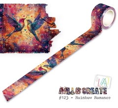 AALL and Create - Washi Tape 25mm x 10m - Rainbow Romance (Layer-It-Up!)-1