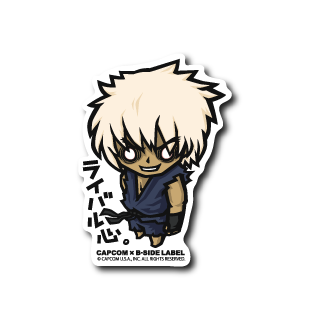Street Fighter - Brainwashed Ken Small Sticker (B-SIDE LABEL)-1