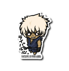 Street Fighter - Brainwashed Ken Small Sticker (B-SIDE LABEL)-1