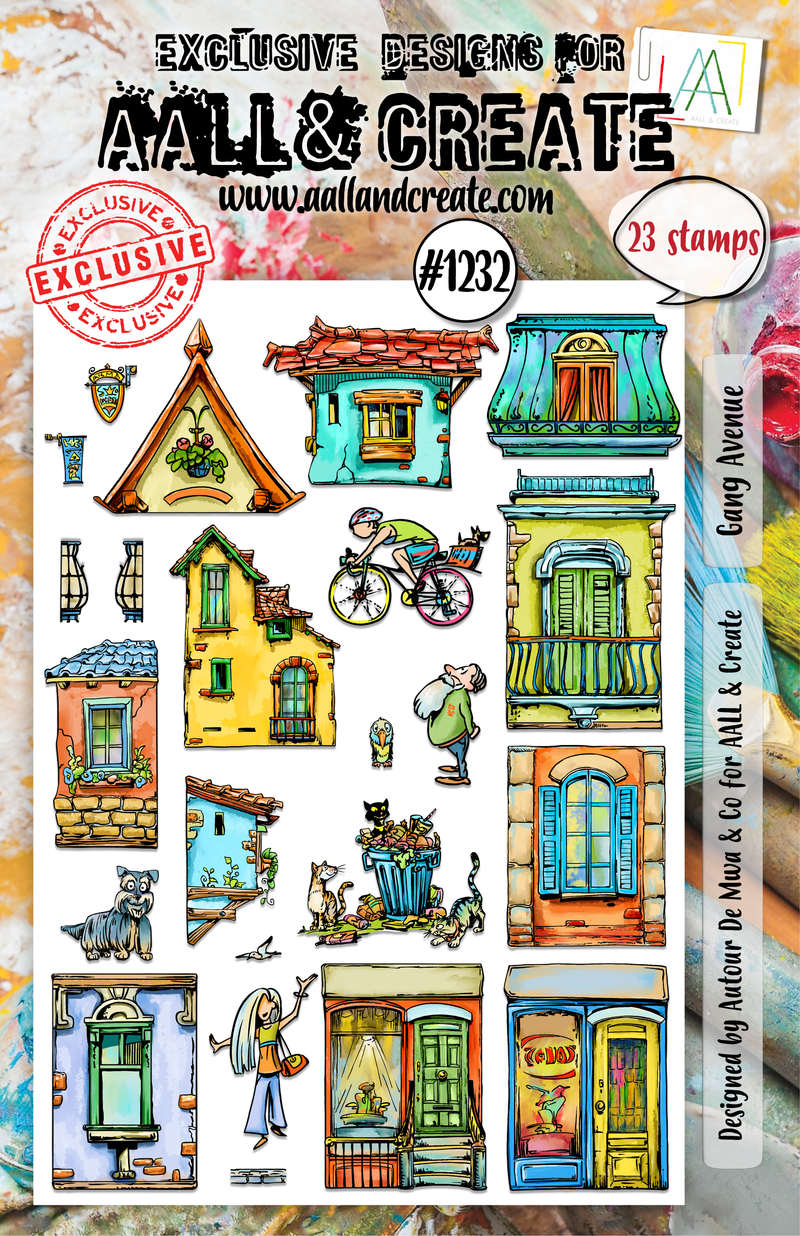 AALL and Create - A5 Stamp Set - Gang Avenue-1