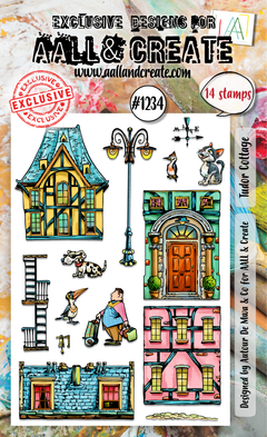 AALL and Create - A6 Stamp Set - Tudor Cottage-1