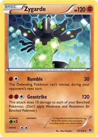 Zygarde - 53/124 (XY Fates Collide) - Deck Exclusives Holofoil-1