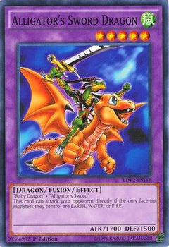 Alligator's Sword Dragon (LDK2-ENJ43) - Legendary Decks II 1st Edition-1
