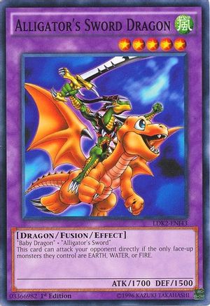 Alligator's Sword Dragon (LDK2-ENJ43) - Legendary Decks II 1st Edition-1