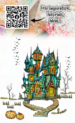 AALL and Create - A6 Stamp Set - Nightfall Castle-2